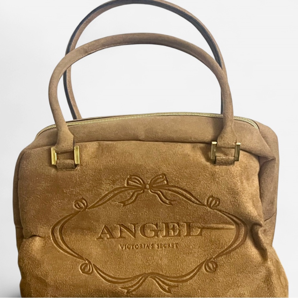 Vintage Victoria's Secret Brown Suede Tote